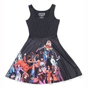 🆕 NWT Her Universe Women of Marvel Skater Dress
